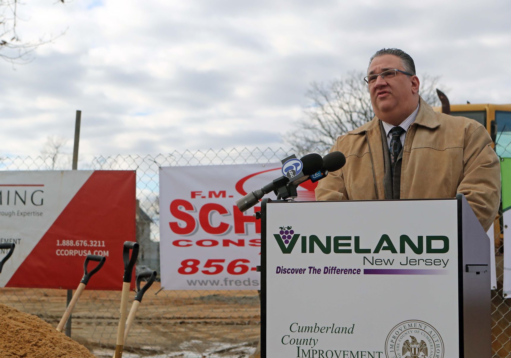 Groundbreaking of new Vineland police station